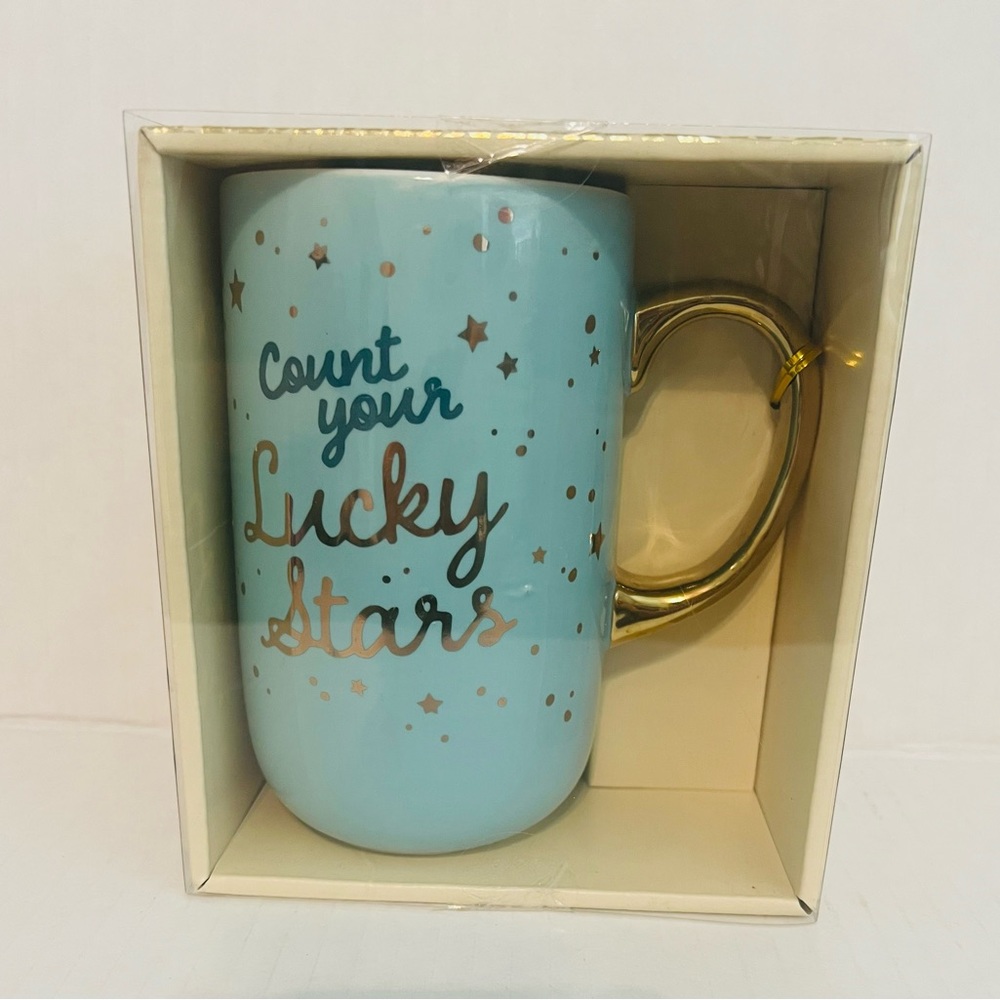 Modern Expressions “Count Your Lucky Stars” Mug NIP